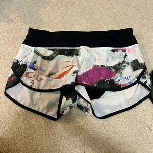 Lululemon speed up shorts size 6